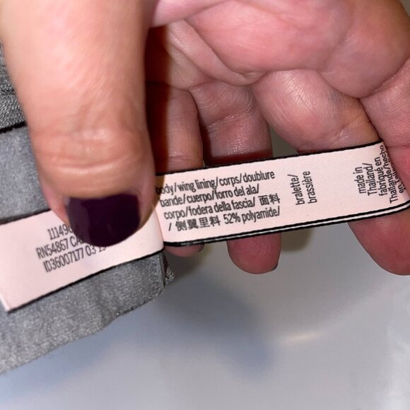 Victoria’s Secret Logo Strap Bralette 💕 Size S/P (B75) - Picture 4 of 8